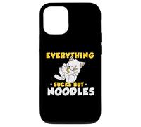 Cat Eat Bowl of Ramen Pho Kawaii Noodle Miso Quote Case for iPhone 12/12 Pro
