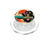 Cat Eating Ramen Japanese Ramen Cat Japan Anime Cat Ramen PopSockets PopGrip for MagSafe