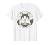 Cat Eating Ramen Japanese Ramen Cat Japan Anime Cat Ramen Value Graphic T-Shirt