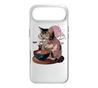 Cat Eating Ramen Noodles Funny Japanese Anime Manga Tattoo Case for iPhone Air