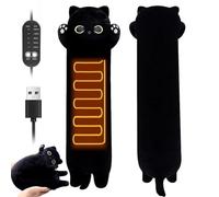 Cat Electric Heat Pad for Period, 50CM Long Cat Plush Body Toy, Cat Plush Portable Stuffed Animal, Back Pain Relief, Menstrual Heating Heated Pad for Women Teenage Girls Mum Cat Lovers Birthday Gift