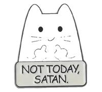 Cat Enamel Pin: Ich Bin Fein | Cute Animal Brooch, Klein, Non-precious metal