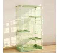 Cat Enclosure Outdoor, Cat Villa, Metal Net, With 3 Platforms And 1 Ramp Ladders, Ease Of Assembly, 4-Tier Cat Cage Indoor Enclosure, Cat Cages for 1-3 Cats