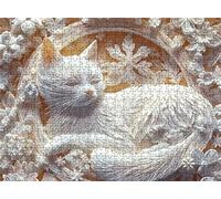Cat Engraving Puzzle - 5000 Piece Jigsaw Puzzles for Adults - The Back Features Printed Letter Guides - The Pieces fit Together Snugly - Wooden Puzzles for Adults - Gifts Man 61.6 X 41.5 Inch s7h-231