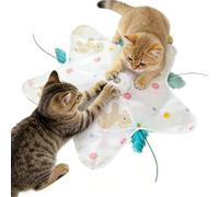 Cat Enrichment Toys | Interactive USB Rechargeable | Touch Activated Cats Engaging Game | for Small Medium Large Kitten Indoor Yards Porches Gardens Lawn