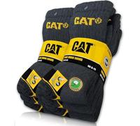 Cat erpillar 6 Pairs of CAT Real Work Socks, Women's Men's Work Socks, Business Socks, Stockings, Choice of Sizes 35-50