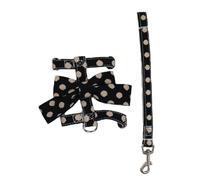 Cat Escape-Proof Harness with Bowknot,Polka Dot Puppy Vest Harness