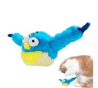 Cat Exercise Toys - Wings Flapping Plush Toys | USB Rechargeable Pet Entertainment Toys