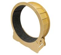Cat Exercise Wheel for Indoor Cats Running Wheel Treadmill Low Noise 90cm, Load-bearing Capacity 5-7.5kg, Original Wood Color(M)