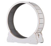 Cat Exercise Wheel, No-Gap Design Wooden Spinner for Safe Running, Weight Loss and Fitness Play Toy with Locking Mechanism