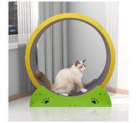 Cat Exercise Wheel Pet Toys With Locking Mechanism For Running, Scratching, Climbing And Scratching Board Made Of Solid Wood Durable, One Size Fits All,