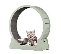 Cat Exercise Wheel Treadmill, Green Anti Pinch Cat Wheel Exerciser For Indoor Cats, Small/Medium/Large Cat Running Wheel Toys,90x34.5x100cm