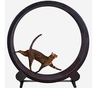 Cat Exercise Wheel Tree, 48 Inch Pet Running Machine, Super Quiet Cat Treadmill, Cat Activity Tree for Running, Turning, Scratching, and