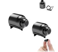 Cat Eye Camera, Popular Home Cat Eye Camera, Mini Wireless Wifi Magnetic Security Camera 1080p HD, Small, Secret, Portable Micro Surveillance Camera, Night Vision Cam for Home Office Car (2 Pcs)