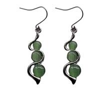 Cat Eye Gemstone Earrings for Women Artificial Crystal Ear Accessories Valentine's Day Jewellery Birthday Gift for Your Stylish Drop Earrings, one size, As described