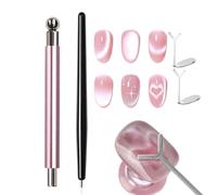 Càt Eÿe Magnet Nail Tool Set - 4-Piece Dual-Head Wand | Heart Magnetic Pen