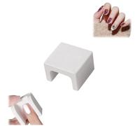 Cat Eye Nail Art Kit with U Shaped Nail Magnet Tool & Strong Horseshoe Magnet for Cat Eye Gel Nail Polish,Nail Tools & DIY Nail Kits for Salon and Home,Create Nails in 2 Seconds,White