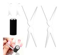 Cat Eye Nail Magnet Tool Set, Cateye Magnetic Pen with Scissor & Rabbit Shapes for Cat Eye Gel Polish Home Salon Studio Nail Art Design
