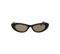 Bottega Veneta BV1447S 005 Woman Sunglasses Acetate Green Brown Cat Eye