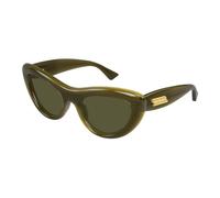 Cat Eye Sunglasses - female - Bottega Veneta - Sunglasses - Green - 53 MM - Accessories 53 MM