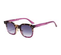 Cat Eye Sunglasses UV400 Women Men Punk Double Color Driving for outdoor sports running and riding,Leopard Purple Gray
