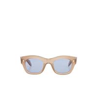 Cat Eye Sunglasses with Chamfered Browline - female - Cutler And Gross - Sunglasses - Beige - 50 MM - Accessories 50 MM