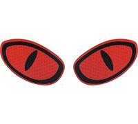 Cat Eyes Big Eye Motorcycle Styling Decoration Reflective Strips Car Door Bumper Sticker Self-Adhesive Sticker Car Reflective Stickers (red) Nice Processing