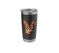 Cat Face - Abyssinian cat Stainless Steel Insulated Tumbler