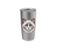 Cat Face - Birman Stainless Steel Insulated Tumbler