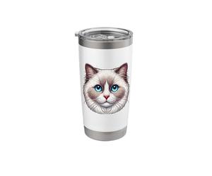 Cat Face - Birman Stainless Steel Insulated Tumbler