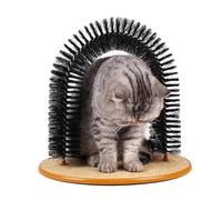 Cat Face Body Scratcher - Arc Grooming Brusque, Pet Massager Grooming Tool | Wall Corner Scratching , Kitten Self-Cleaning Kitten for Life at