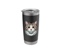 Cat Face - Manx Stainless Steel Insulated Tumbler