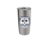 Cat Face - Persian cat Stainless Steel Insulated Tumbler