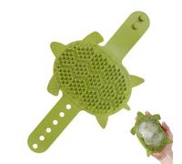 Cat Face Scratcher - 26x15.3x1.3cm Grooming Pad, Silicone 203 Teeth Comb, Waterproof Massage Trimmer with Adjustable Strap | for Shedding Control and Daily CareIndoor, Outdoor, Travel and Home Use