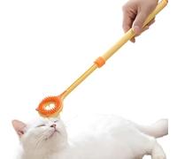 Cat Face Scratcher - Double Sided Massage Stick,Cat Scratching Brush with Telescopic Handle - for Couch Sofa Bed Corner Home Playtime Relaxation