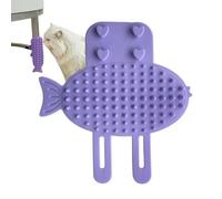Cat Face Scratcher | Soft Interactive Adjustable Massager | Corner Wall Massage Brush for Kittens, Dog Puppies, Climbing Frame, Cage, Wooden Furniture