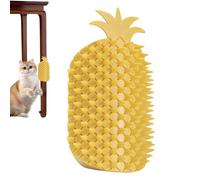 Cat Face Scratcher, Soft Pineapple Grooming Massager, Interactive Comb Toy, Indoor Kitten Accessory, Pet Corner Brush, Multipurpose Massage Tool, Hair Removal Supplies for Cats