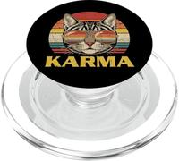 Cat Face Sunglasses Karma Funny Kitten Kitty Men Women Kids PopSockets PopGrip for MagSafe