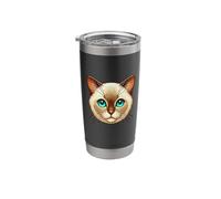 Cat Face - Tonkinese Stainless Steel Insulated Tumbler