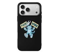 Cat Fck Work Phone Case Compatible with iPhone 17 Air Pro Max Shockproof TPU Protective Cover