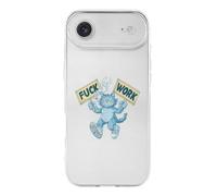 Cat Fck Work Phone Case Compatible with iPhone 17 Air Pro Max Shockproof TPU Protective Cover