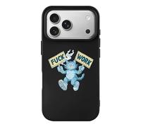Cat Fck Work Phone Case Compatible with iPhone 17 Air Pro Max Shockproof TPU Protective Cover