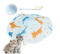 Cat Feather Toy - Interactive Cat Toy with 4 Exercise Modes | Indoor Cat Stimulation Toy, Voice Activated Sensor for Alone Play