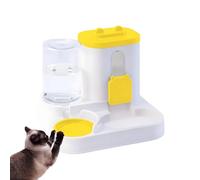Cat Feeder and Water Dispenser | 2-in-1 Capacity Pet Feeder, Automatic Food and Water Dispenser for Dogs Cats Cats Puppy Kitten Home Living Room Indoors Outdoors