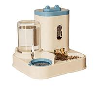Cat Feeder and Water Dispenser,2 in 1 Gravity Pet Food Feeder and Water Set,Large Capacity Self Feeding for Small Medium Dog Puppy Kitten(Blue)