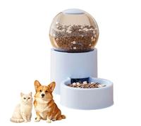 Cat Feeder and Water Dispenser Gravity, Cat Gravity Feeder, Pet Water Dispenser And Food Feeder, Cat Food Dispenser and Gravity Water Fountain for Cats Small Dogs Puppies Pets (Blue-Water Dispenser)