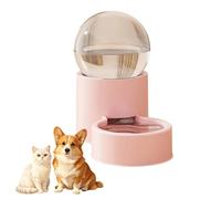 Cat Feeder and Water Dispenser Gravity, Cat Gravity Feeder, Pet Water Dispenser And Food Feeder, Cat Food Dispenser and Gravity Water Fountain for Cats Small Dogs Puppies Pets (Pink-Water Dispenser)