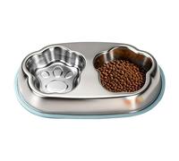 Cat Feeder Bowls - Non-Skid Pet Feeding Container,Dog Food Water Dish Set - for Kitten Puppy Backyard Yard Porch Home Indoor Outdoor