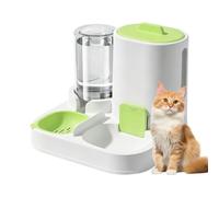 Cat Feeder Spill-Proof Feeding Water Bowl | Dog Food Dispenser Automatic for Small Large Puppy Kitten Indoor Outdoor Home Living Room Garden Yard