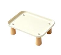 Cat Feeder Stand Spill Proof Elevated Modern Decorative Dish Table | Dog Feeder Cat Bowl Stand for Small Medium Large Breed Home Indoor Outdoor Floor Backyard Porch Patio
